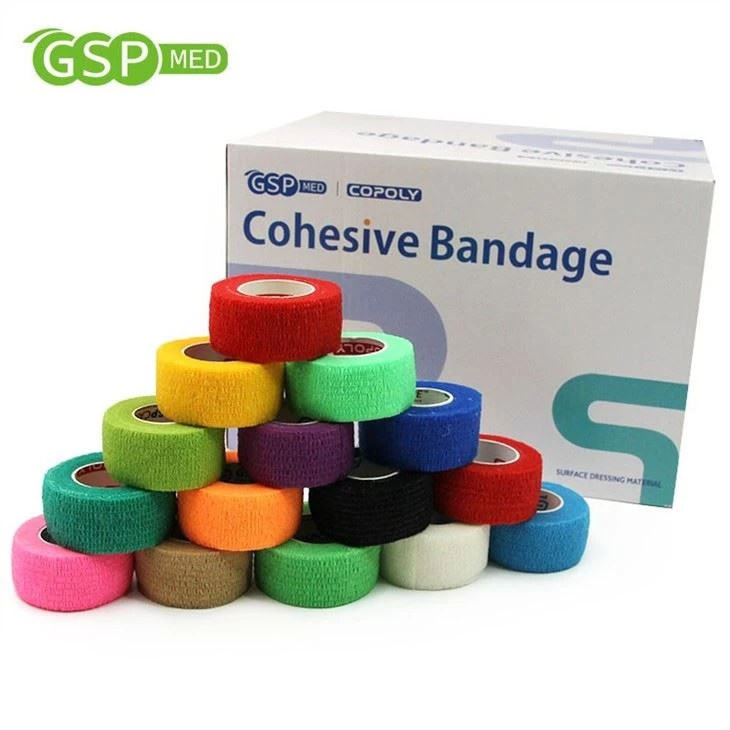 Elastic Class One Breathable Only Stick To Itself Hot Sale Adhesive Bandage