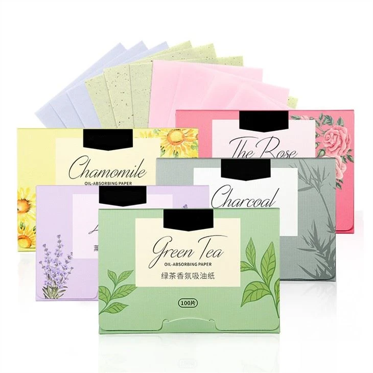 Custom Service Accepted OEM Face Blotting Paper Blotters Oil Absorbing Sheets For Makeup